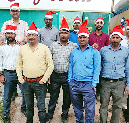 Christmas celebrations at our Goa unit