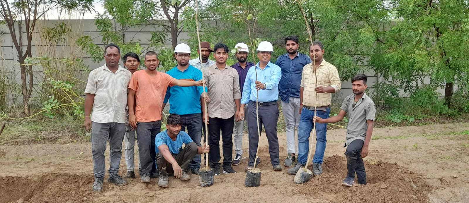 Rajasthan team plants 200 trees to celebrate Van Mahotsav