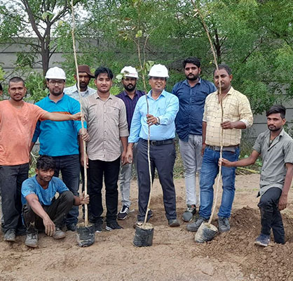 Rajasthan team plants 200 trees to celebrate Van Mahotsav